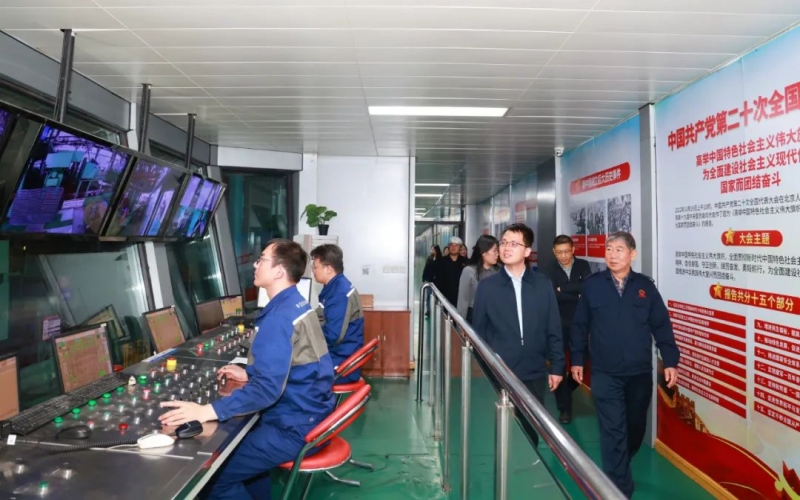 中國工經(jīng)聯(lián)中國工業(yè)碳達(dá)峰項(xiàng)目組組長、國際部執(zhí)行主任劉成林一行到榮程集團(tuán)參觀調(diào)研